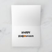 Sweet Vintag Halloween Grußkarte Karte (Innenseite)