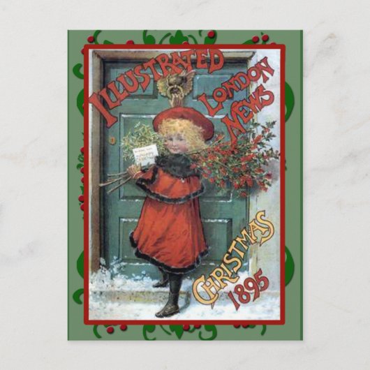 Sweet Vintag Holiday Art on Cards, Postkarten (Vorderseite)