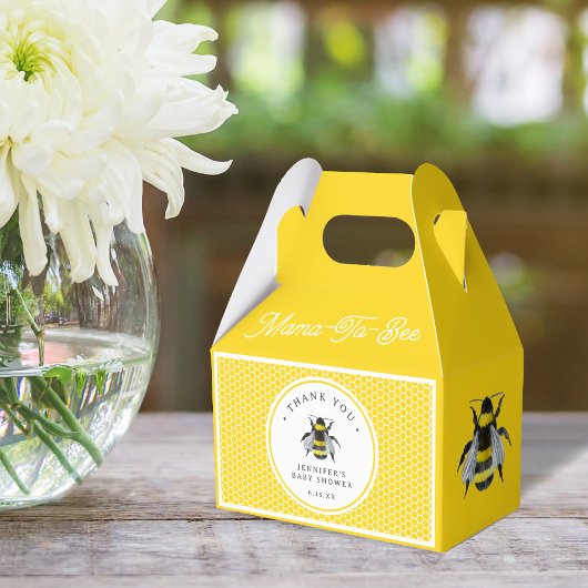 Sweet Vintag Mama-to-Bee Babydusche Geschenkschachtel