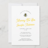 Sweet Vintag Mommy-to-Bee Baby Dusche Einladung (Vorderseite)