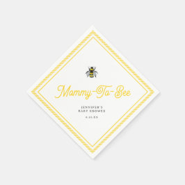 Sweet Vintag Mommy-to-Bee Baby Dusche Serviette