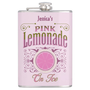 Sweet Vintag rosa Lemonade on Ice Flachmann