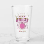 Sweet Vintag rosa Lemonade on Ice Glas (Vorderseite)