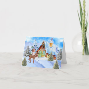 Sweet Vintag Xmas Grußkarte Feiertagskarte