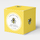 Sweet Vintage Mama-to-Bee-Gelbe Babydusche Geschenkschachtel (Vorderseite)