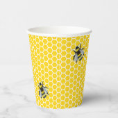 Sweet Vintage Mama-to-Bee-Gelbe Babydusche Pappbecher (Rechts)