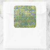 Sweet Violets 2012 Quadratischer Aufkleber (Tasche)