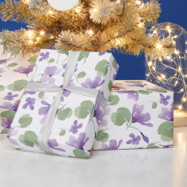 Sweet Violets Gift Wrap Geschenkpapier