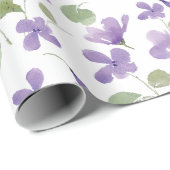Sweet Violets Gift Wrap Geschenkpapier (Rolleneckpunkt)