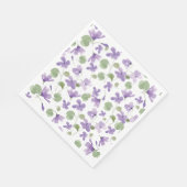 Sweet Violets Luncheon Napkin Serviette (Ecke)