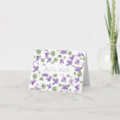 Sweet Violets Note Card (Vorderseite)
