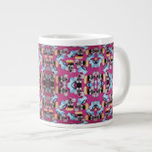 Sweet-Violetten und Möbel Jumbo-Tasse (Vorderseite Rechts)
