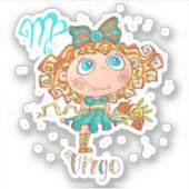 Sweet Virgo Child Aufkleber (Vorderseite)