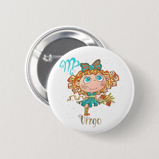 Sweet Virgo Child Button (Vorne & Hinten)