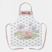 Sweet Water Lily Floral Mother’s Day Gift Schürze (Vorderseite)