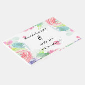 Sweet Watercolor Boho Wedding Gästebuch (Ecke)