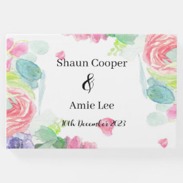 Sweet Watercolor Boho Wedding Gästebuch