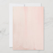 Sweet Watercolor Bouquet | Einladung (Rückseite)