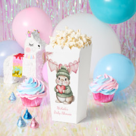 Sweet Watercolor Bunny Baby Shower Geschenkschachtel