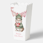 Sweet Watercolor Bunny Baby Shower  Geschenkschachtel (Vorderseite)