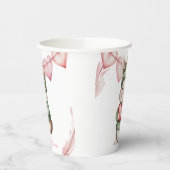 Sweet Watercolor Bunny Baby Shower Pappbecher (Links)