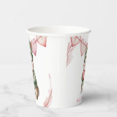 Sweet Watercolor Bunny Baby Shower Pappbecher (Rechts)