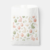 Sweet Watercolor Bunny Easter Party Favor Bag Geschenktütchen (Vorderseite)