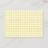 Sweet Watercolor Chicks Books For Baby Shower Begleitkarte (Rückseite)