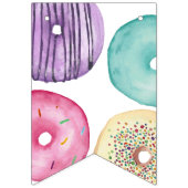 Sweet Watercolor Donut Happy Birthday Wimpelkette (Erste Fahne)