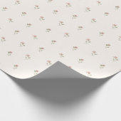Sweet Watercolor Floral Wrapping Paper Geschenkpapier (Ecke)