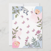 Sweet Watercolor Geschlecht: Einladungen (Rückseite)