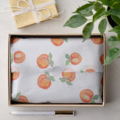 Sweet Watercolor Peach Muster Seidenpapier (Geschenk)