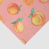 Sweet Watercolor Peach Muster Seidenpapier (Detail)