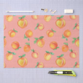 Sweet Watercolor Peach Muster Seidenpapier (Handwerk)