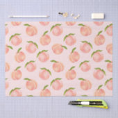 Sweet Watercolor Peach Muster Seidenpapier (Handwerk)