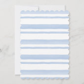 Sweet Watercolor Peach Tree Boy Baby Dusche Einladung (Rückseite)