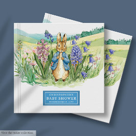 Sweet Watercolor Peter Rabbit Babydusche Gästebuch