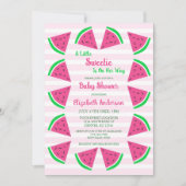 Sweet Watermelon Baby Dusche Einladung (Vorderseite)