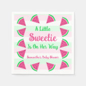 Sweet Watermelon Baby Dusche Serviette (Vorderseite)