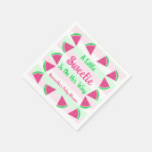 Sweet Watermelon Baby Dusche Serviette (Ecke)