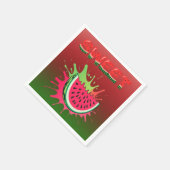 Sweet Watermelon Baby Dusche Serviette (Ecke)