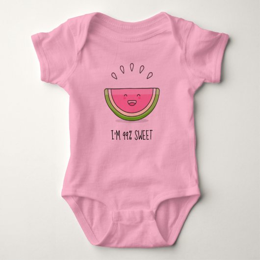 Sweet Watermelon Baby Sleeper Baby Strampler (Vorderseite)