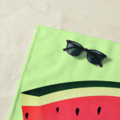 Sweet Watermelon Beach Handtuch Custom Text and Co (Beispiel)