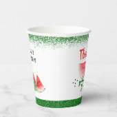 Sweet Watermelon Danke an Melon Birthday Party Pappbecher (Rechts)