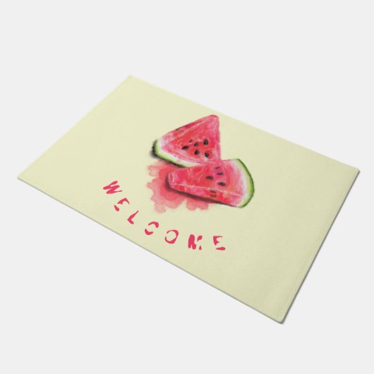 Sweet Watermelon Doormat Fußmatte (Schrägansicht)