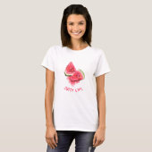 Sweet Watermelon Funny T - Shirt - Benutzerdefinie (Vorne ganz)