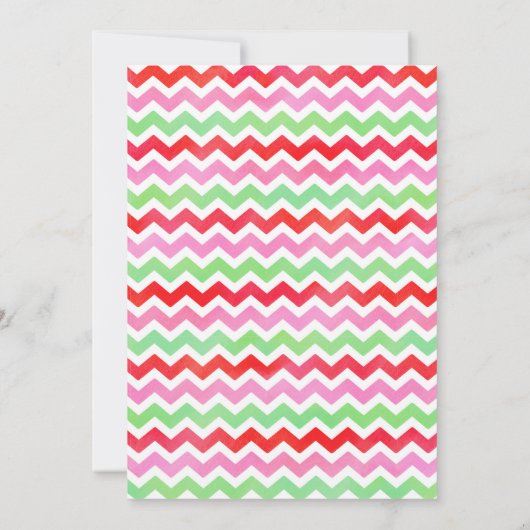 Sweet Watermelon Girl Birthday Party Einladung (Rückseite)