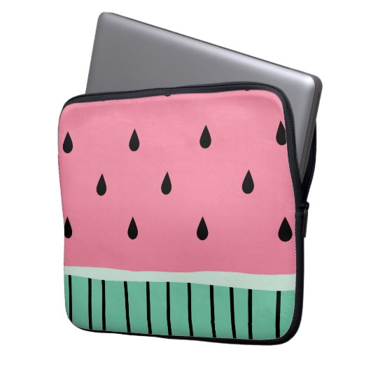 Sweet Watermelon Laptopschutzhülle (Vorderseite Links)