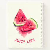 Sweet Watermelon Notebook Notizblock (Rückseite)