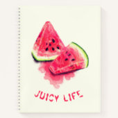 Sweet Watermelon Notebook Notizblock (Vorderseite)